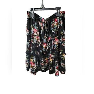 Floral chiffon skirt
